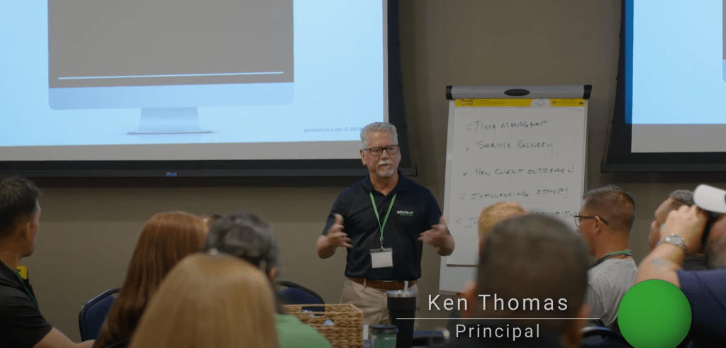 Ken Thomas teaching the Green Dot System at Envision